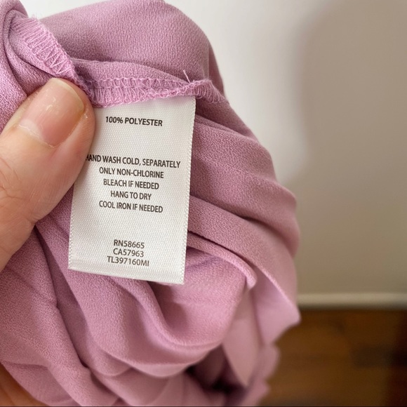 Anthropologie Leith Accordion Pleated Asymmetrical Midi Full Skirt M - Picture 9 of 9